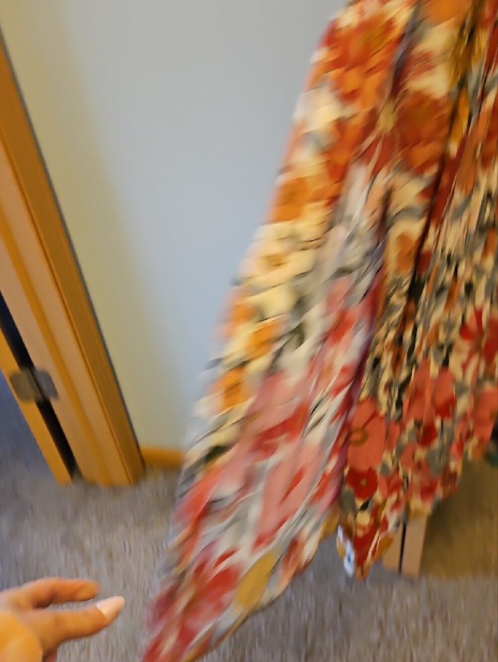 NWOT NATURAL LIFE Floral Maxi Dress — Pink, Yellow, Green, Cream - Picture 9 of 9
